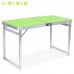 GIOCOSO โต๊ะปิคนิค โต๊ะสนาม Outdoor พับได้อลูมิเนียม 120x60x70 น้ำหนักรับได้ 70กก รุ่น T1 (Green) 